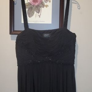 Beaded Straps Baby Doll Dress